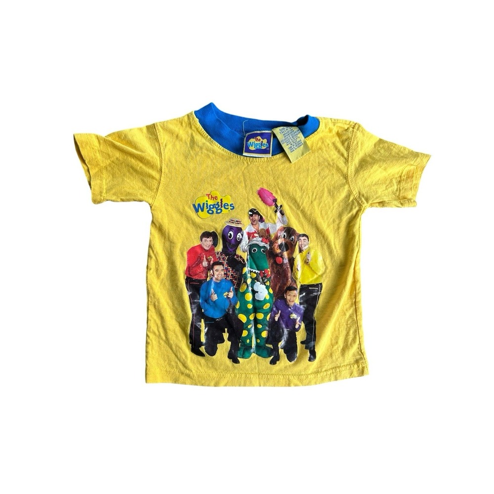 Vintage The Wiggles T-Shirt Yellow Size 2T Toddler 2006